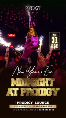 NYE Party at Prodigy