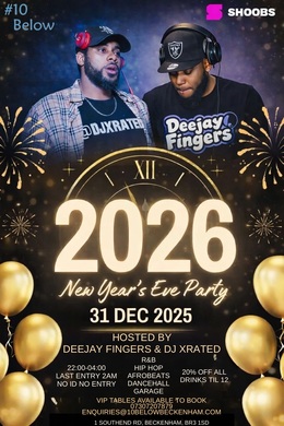 NEW YEARS EVE PARTY AT 10BELOW