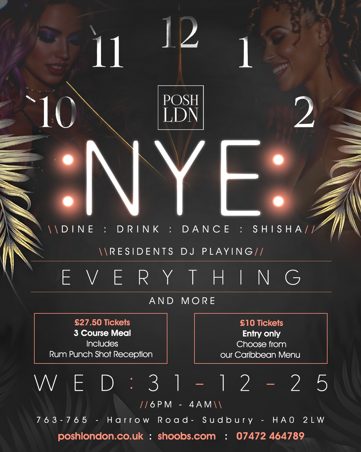 POSH LDN NYE (The Aura reunion)