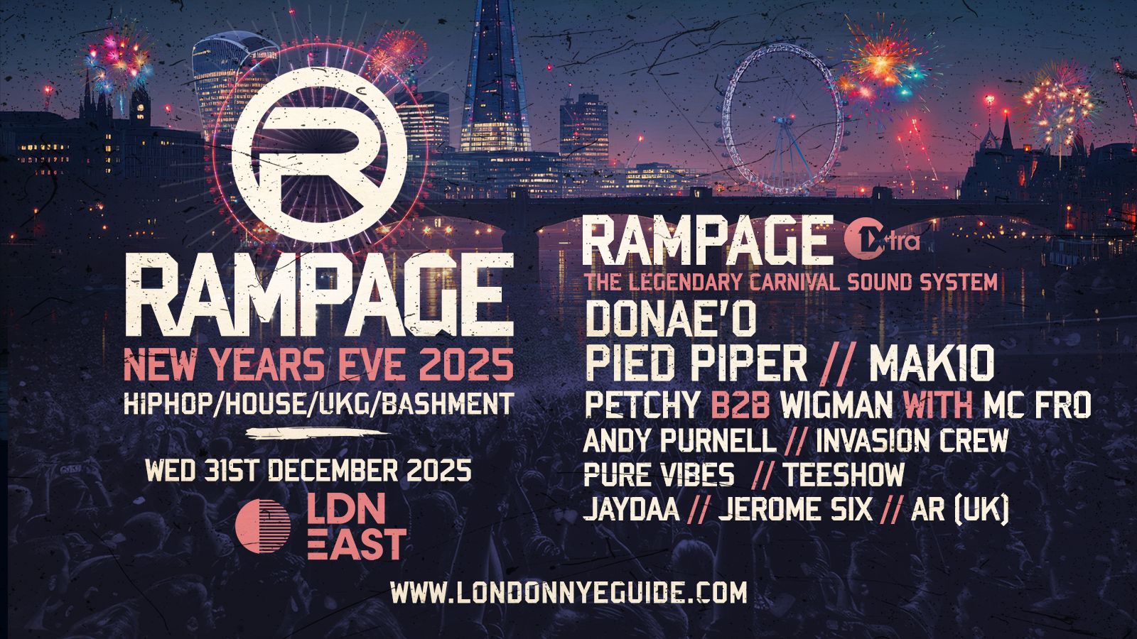 Rampage Sound New Years Eve
