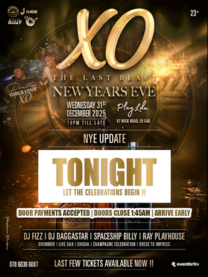 XO NYE CELEBRATION