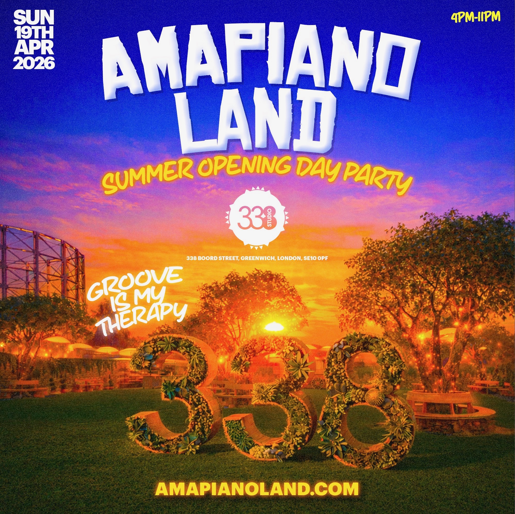 AMAPIANOLAND - SUMMER OPENING AMAPIANO & AFROBEATS DAY PARTY