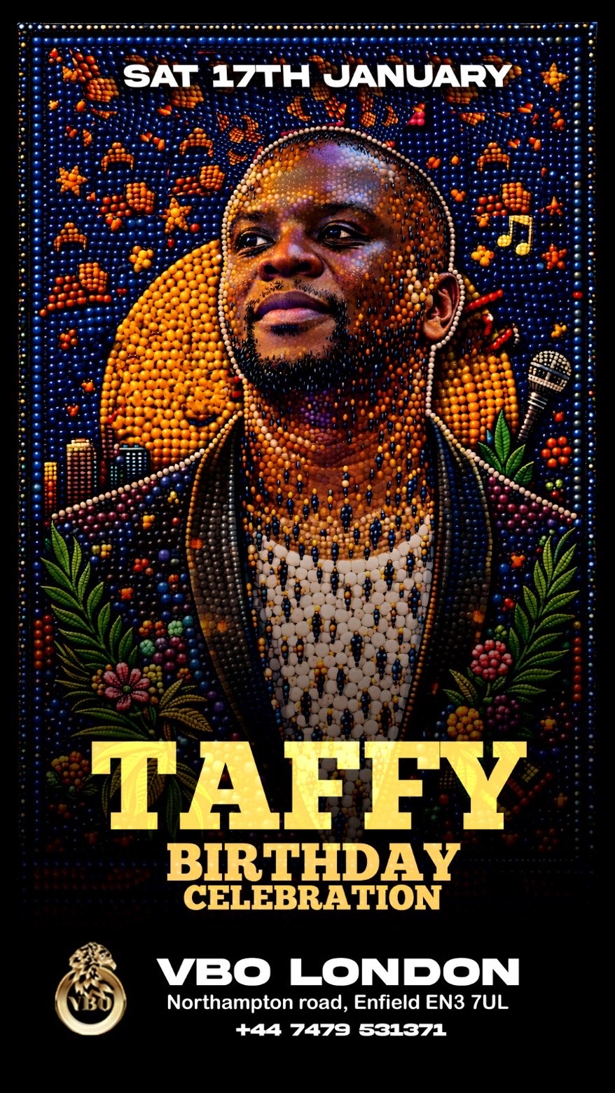 AFROBEATS NIGHT AT VBO LONDON - CEO Taffy Birthday Celebration 