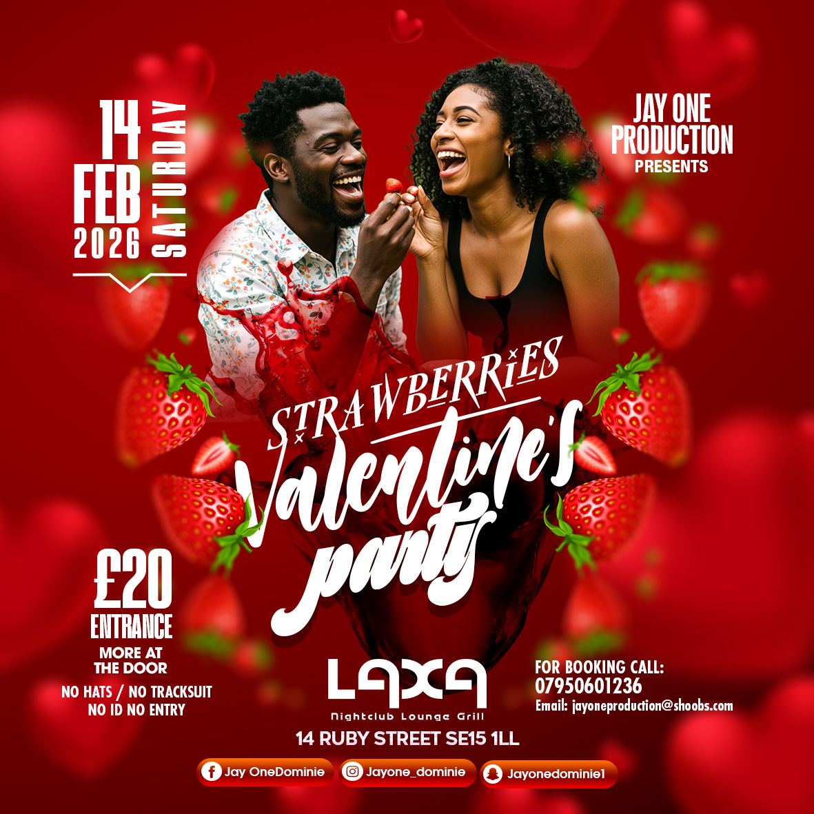 STRAWBERRIES VALENTINE PARTY 