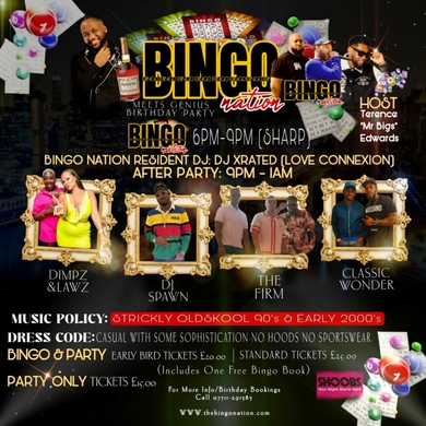 Bingo Nation Meets Genius Party