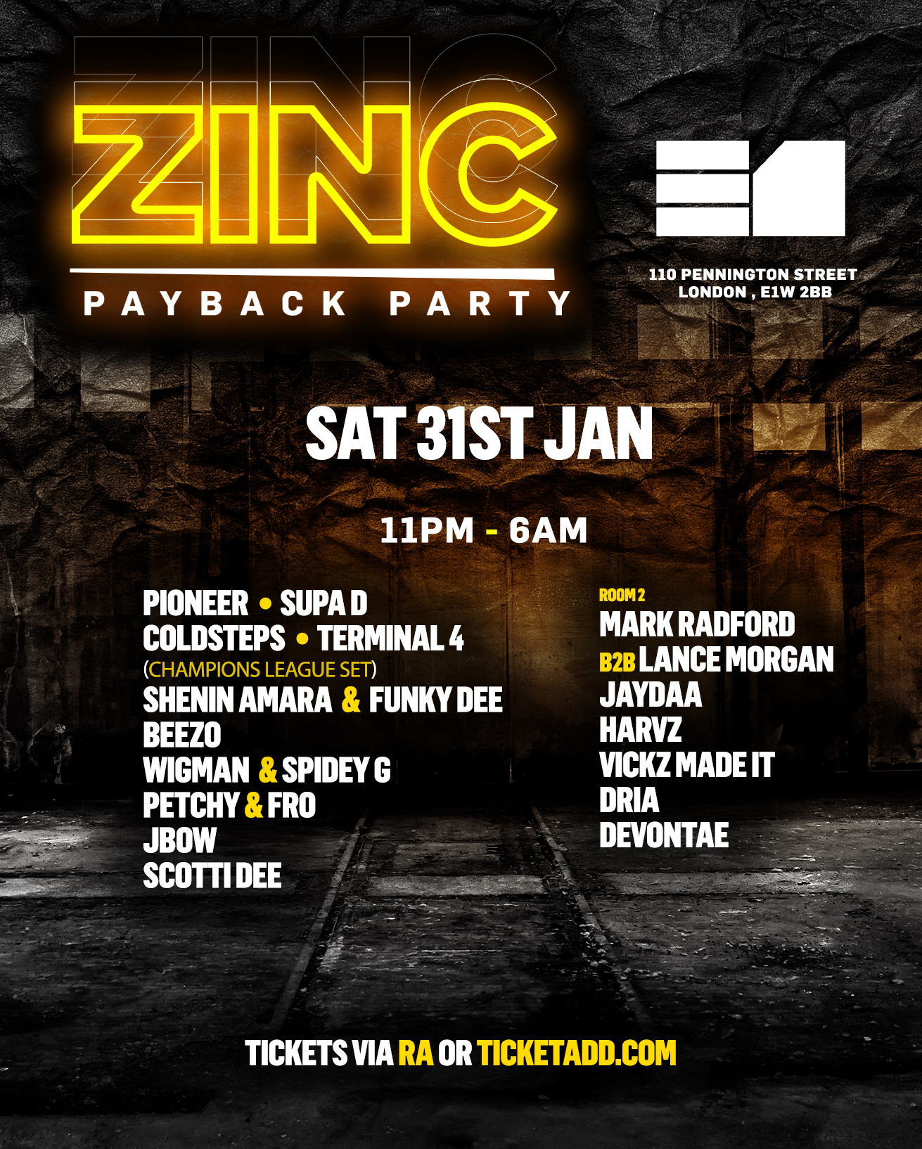 Zinc Payback Party