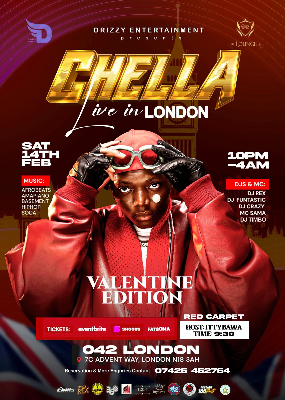 CHELLA IN LONDON