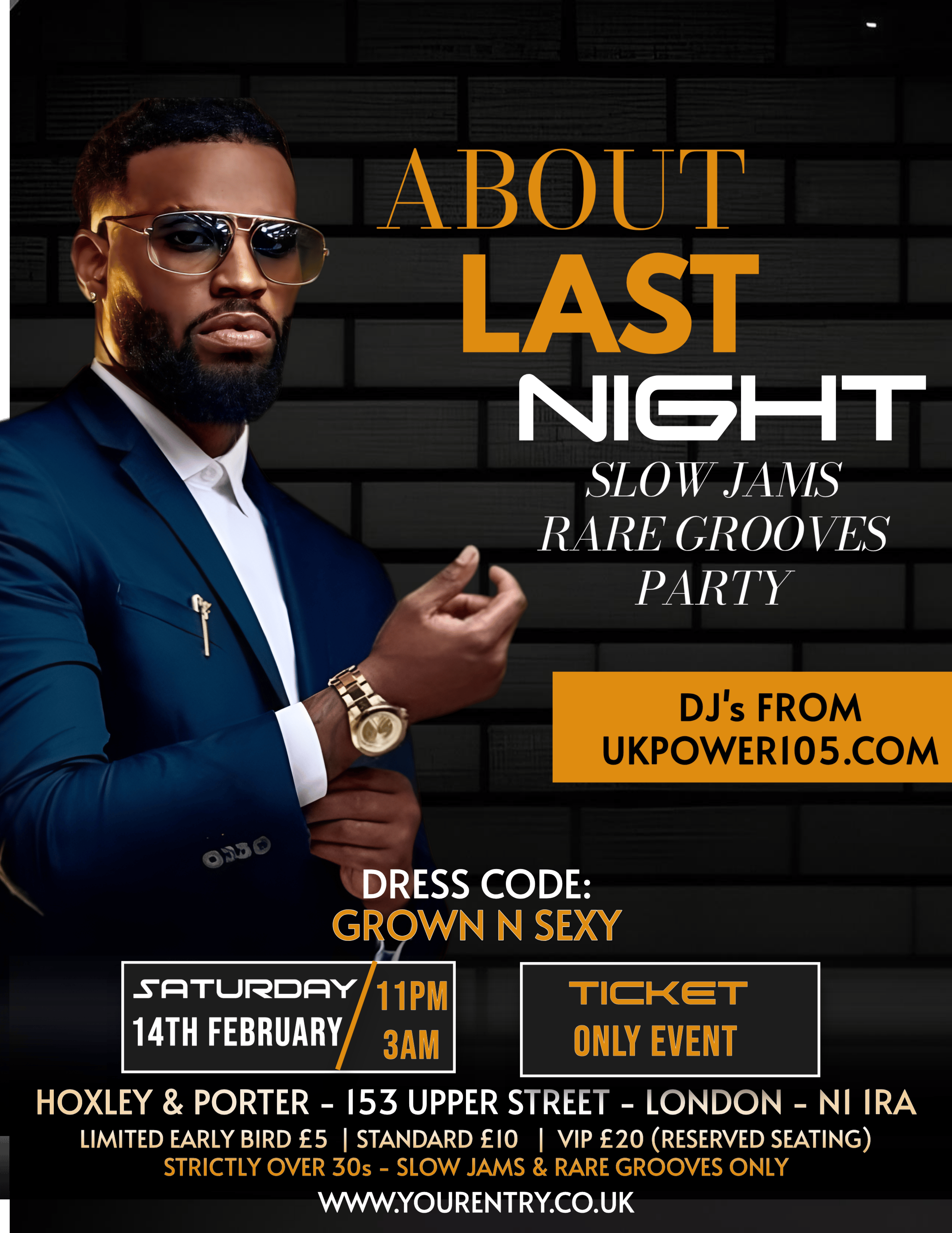 About Last Night Slow Jams Rare Grooves Party 