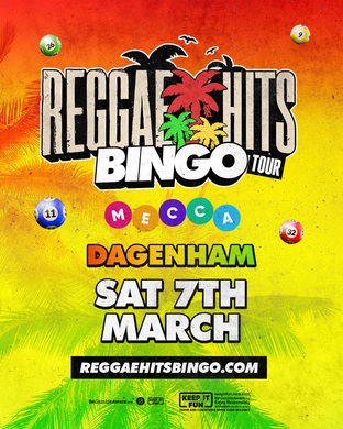 REGGAE HITS BINGO 