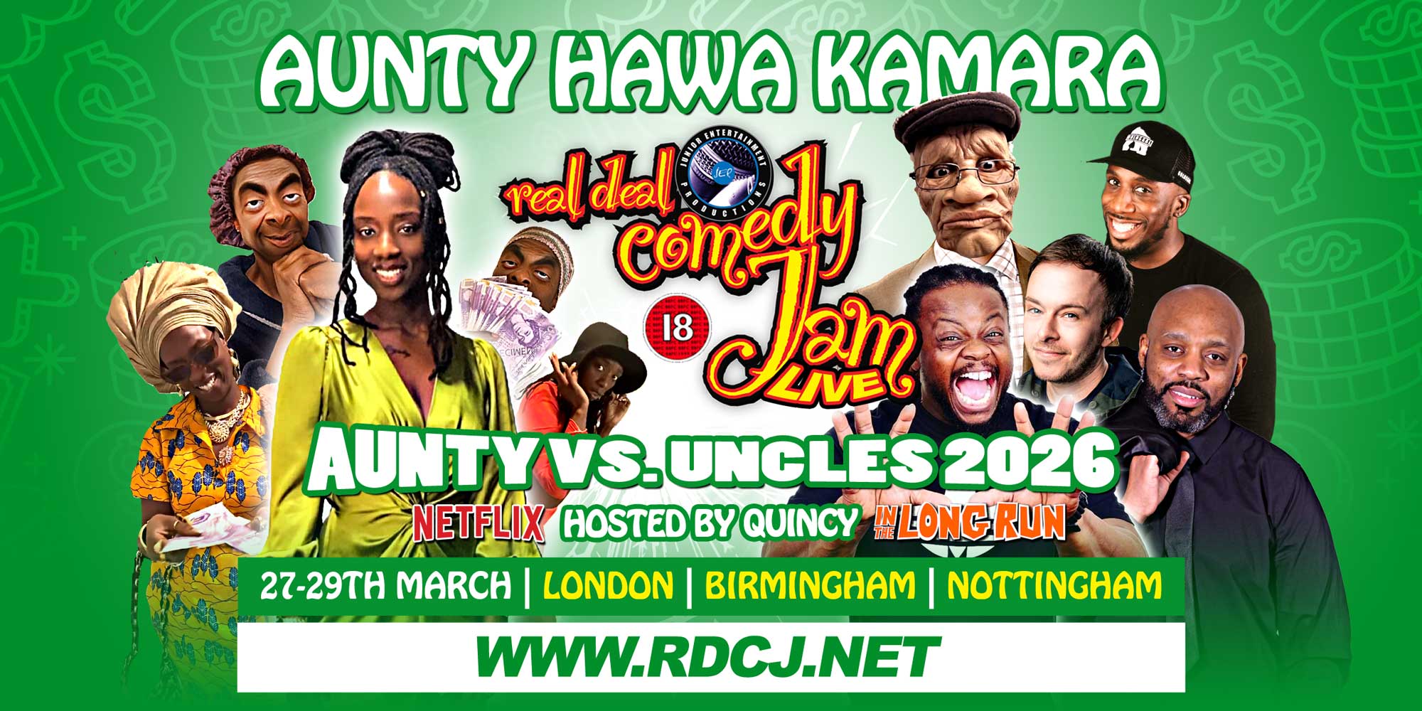 BIRMINGHAM Real Deal Comedy Jam Auntie vs Uncles Live Special 