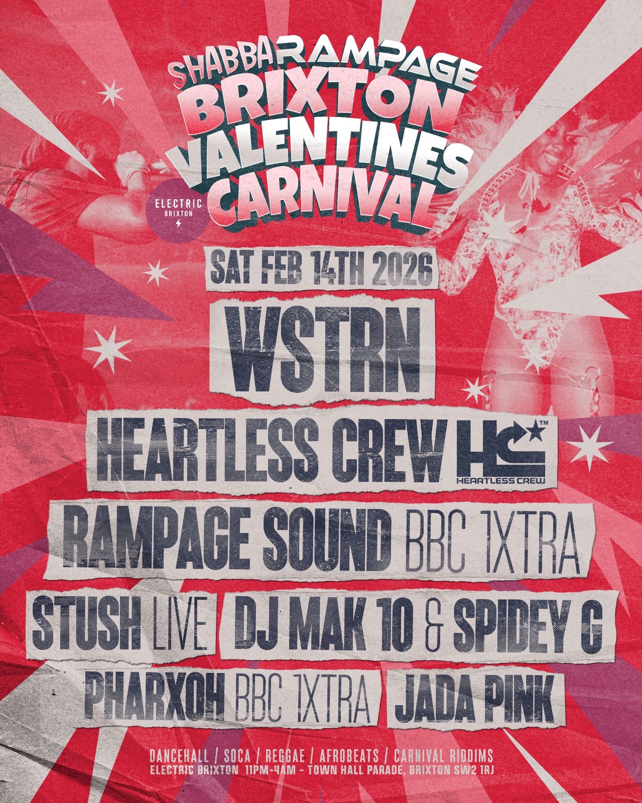 Brixton Winter Carnival - WSTRN, Rampage + much more!