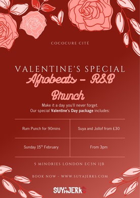 Afrobeats- R&B Brunch (Valentine’s special)