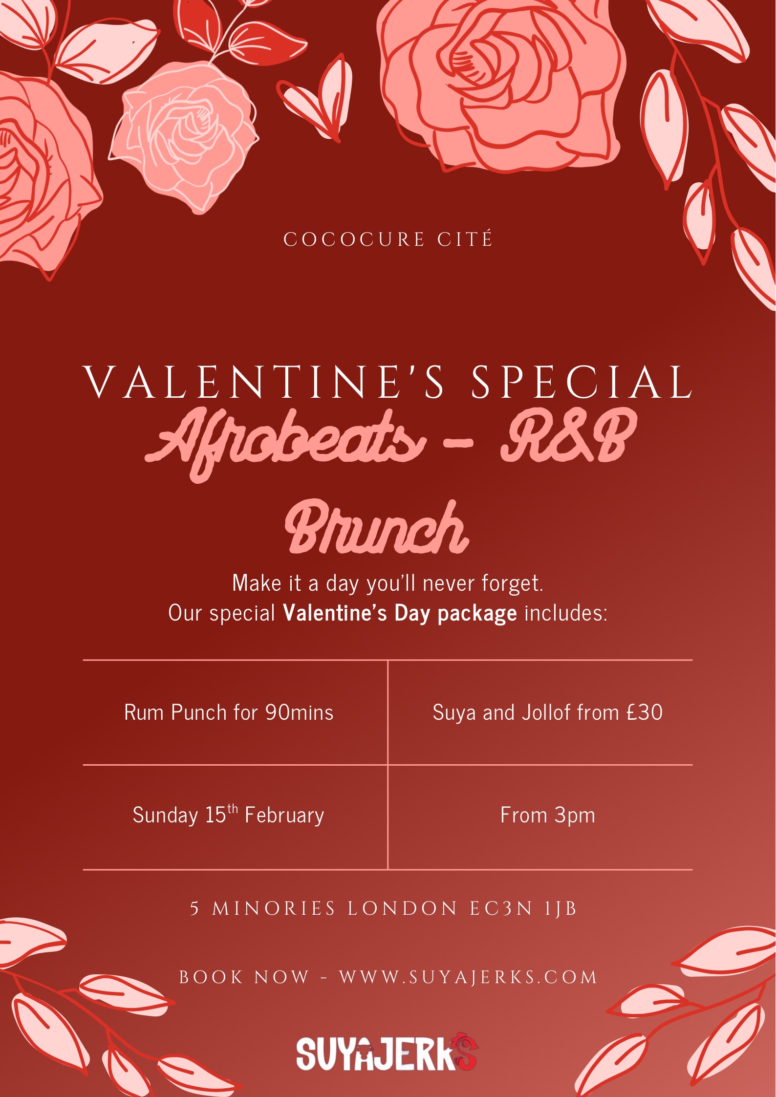 Afrobeats- R&B Brunch (Valentine’s special)