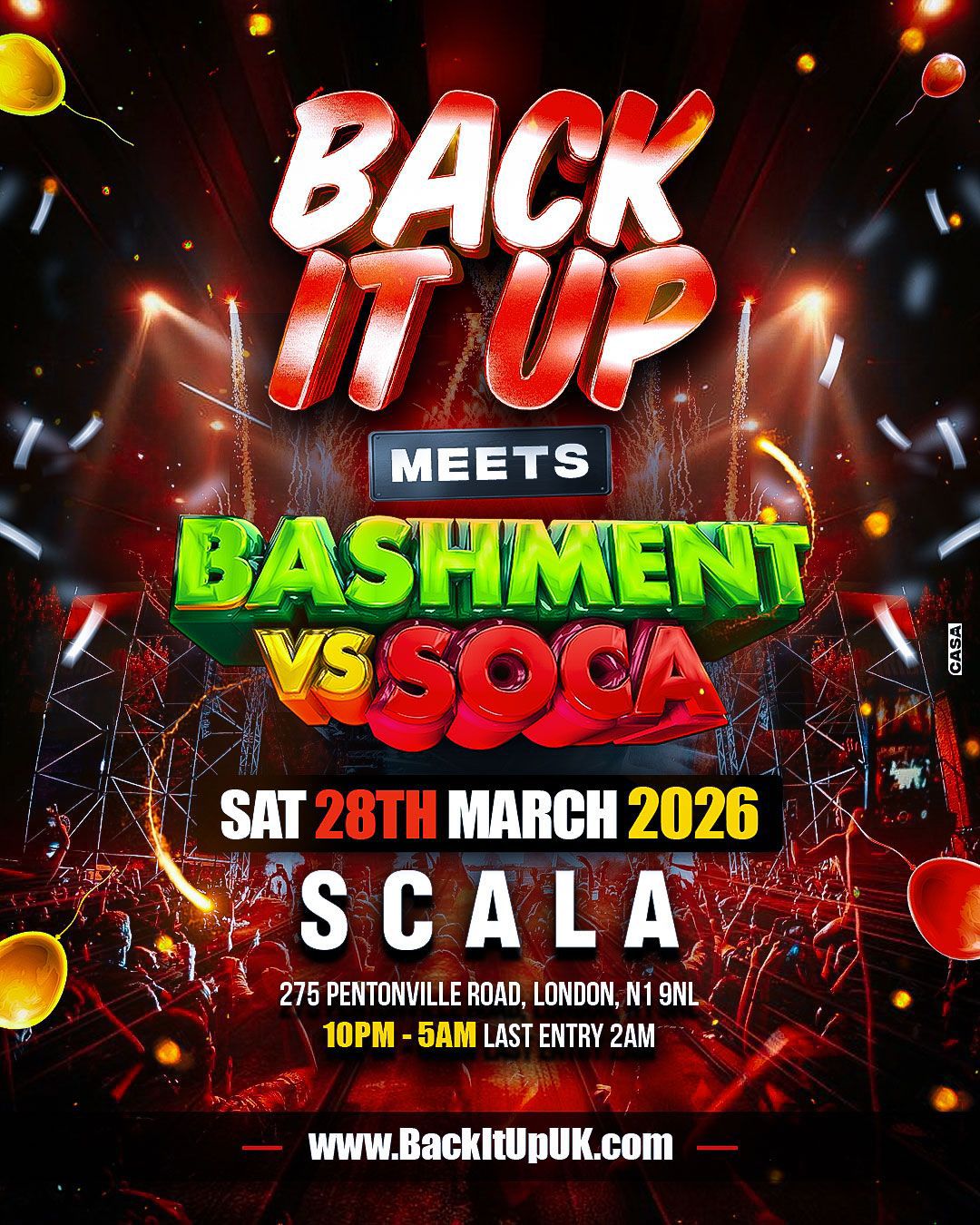 BACK IT UP Meets Bashment vs Soca
