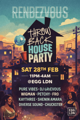 RENDEZVOUS - Throwback House Party