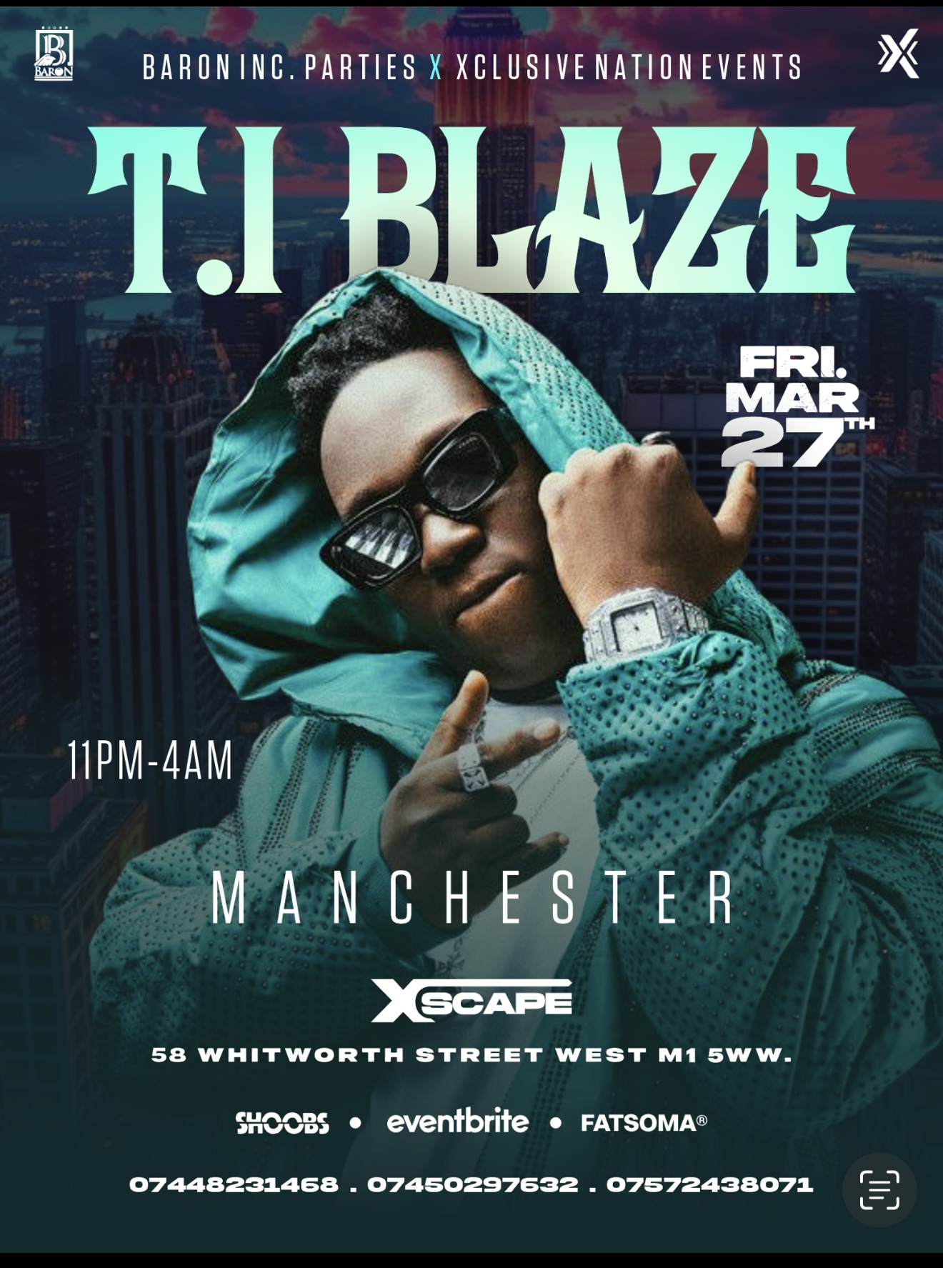 TI BLAZE Live in Manchester