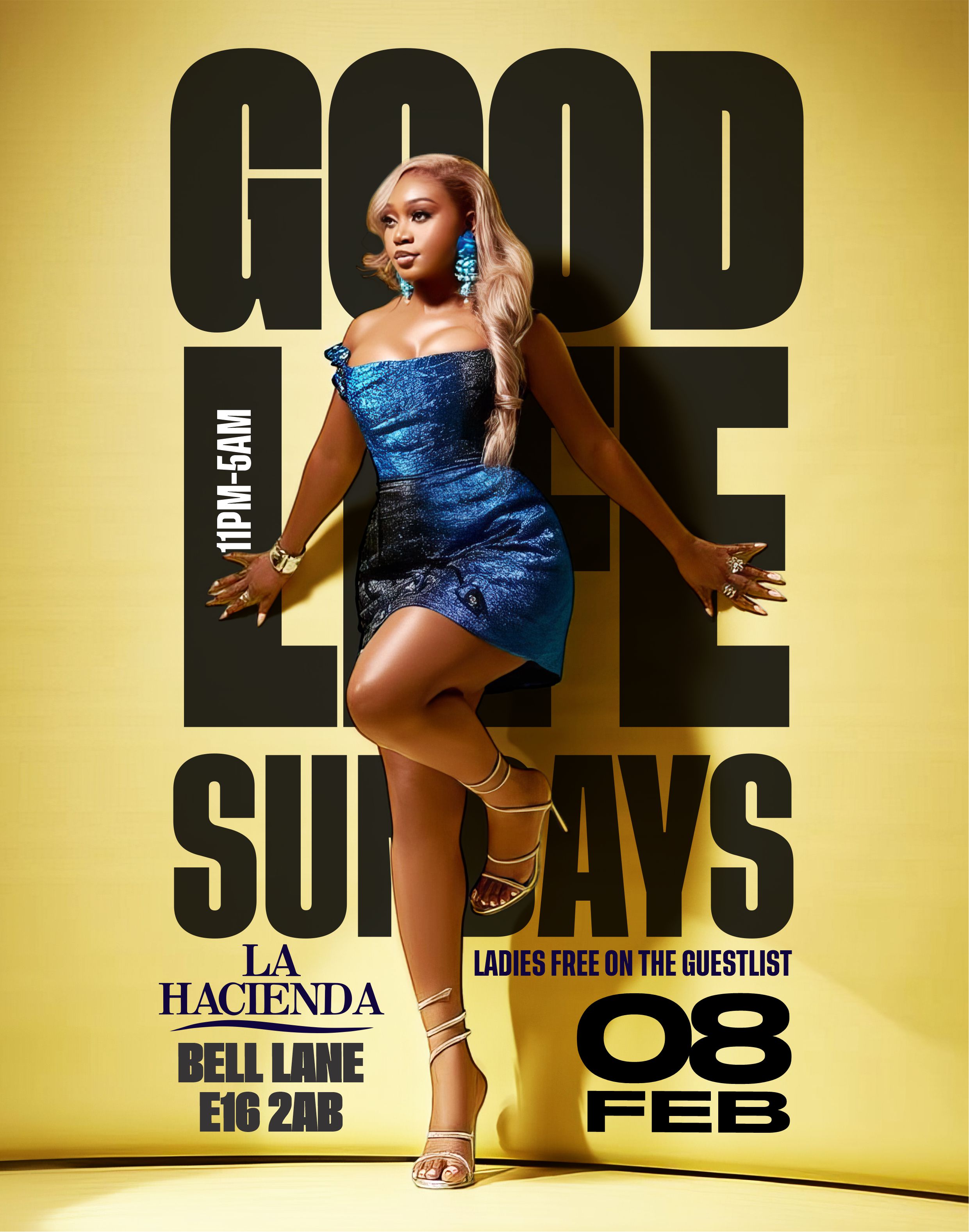 GOOD LIFE SUNDAY FEB 7th @ LA HACIENDA                                                        