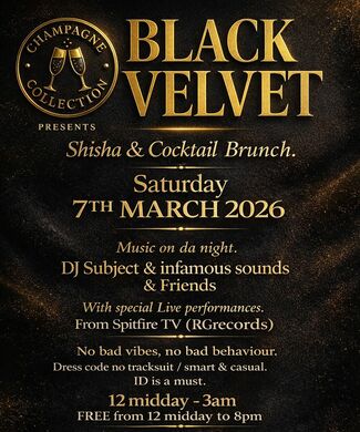 Black Velvet - shisha and cocktail brunch 