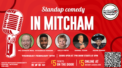 Stand up comedy in Mitcham 