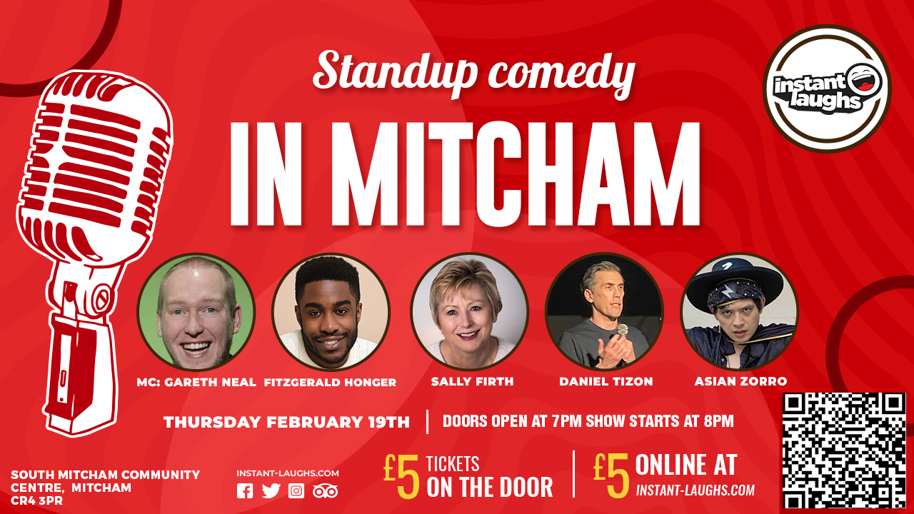 Stand up comedy in Mitcham 