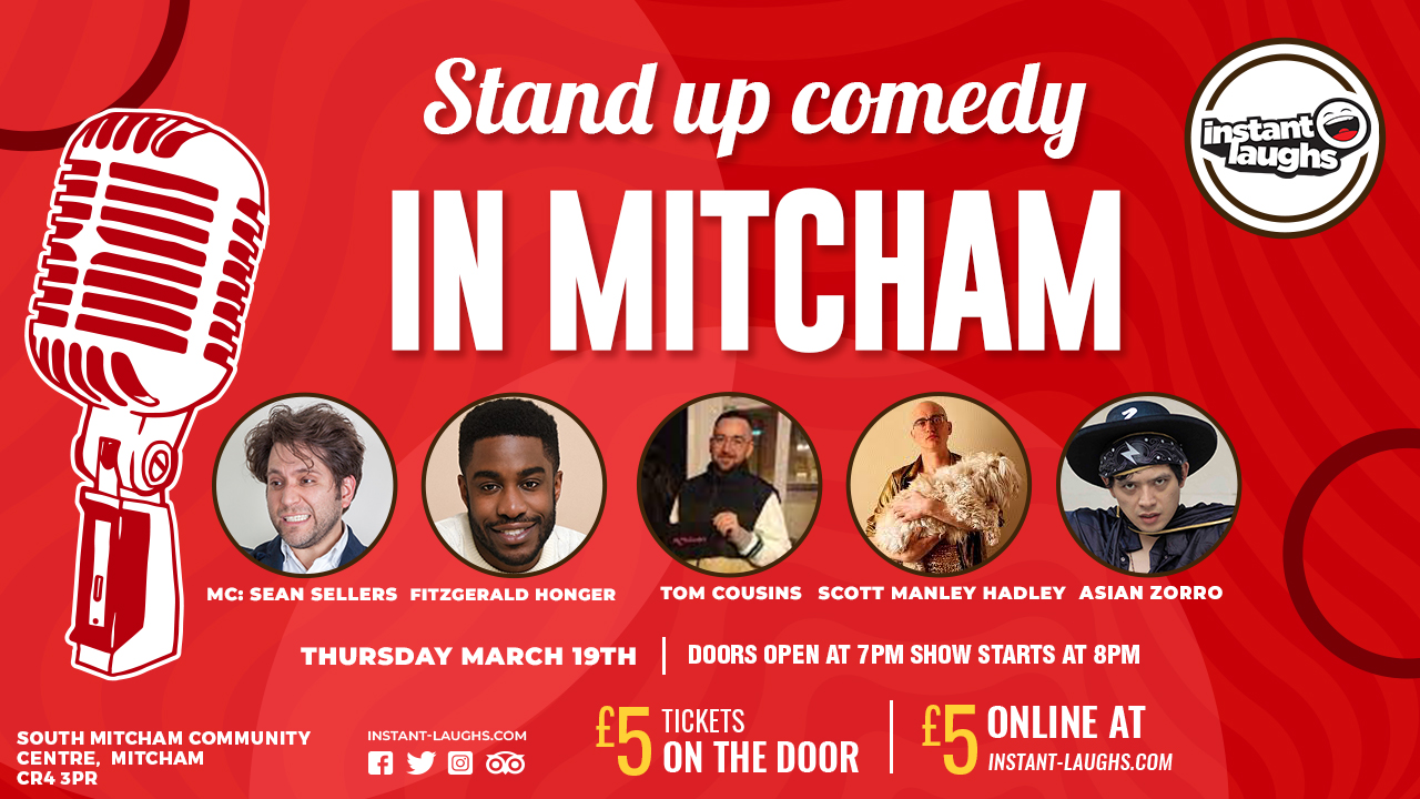 Stand up comedy in Mitcham