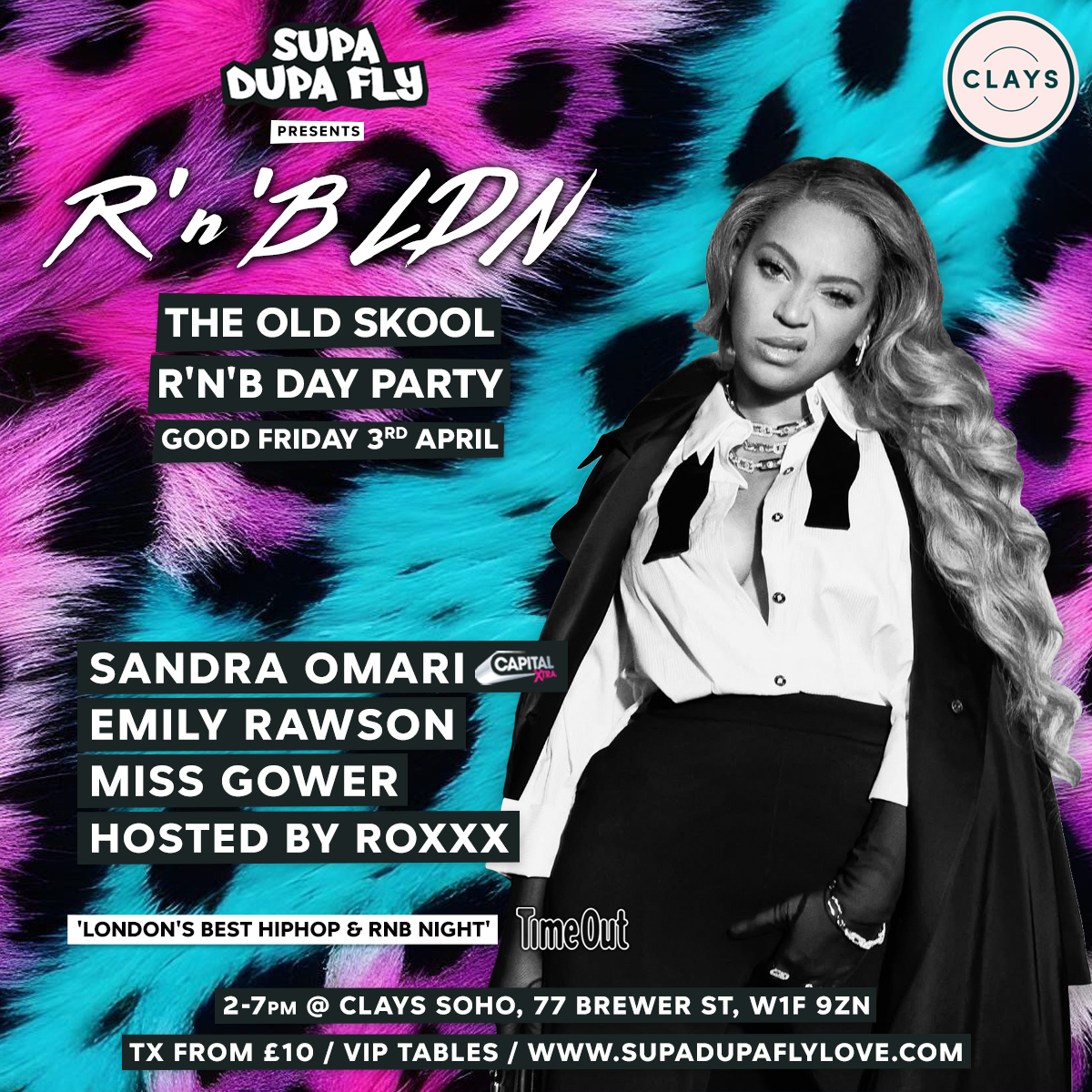 R'n'B LDN Day Party - Good Friday @ Clays Soho