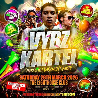 Vybz Kartel -  Shoreditch Bashment Party