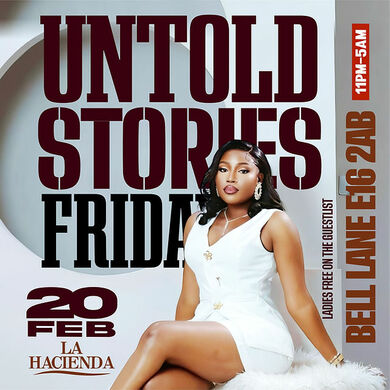 UNTOLD STORIES @ LA LOUNGE (THIS FRIDAY)   
