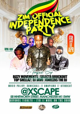 ZIM OFFICIAL INDEPENDENCE PARTY - Afrobeats/HipHop/Amapiano/RnB/DanceHall