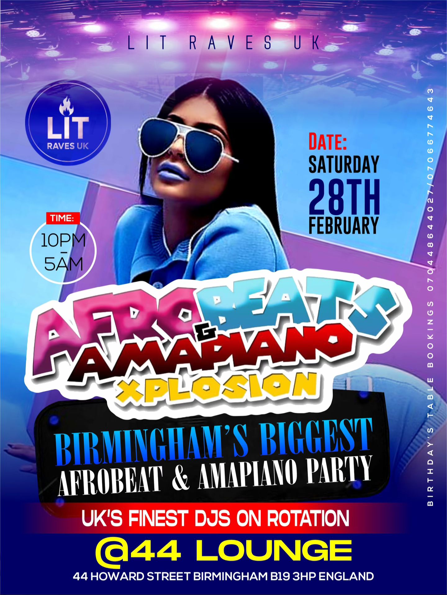AFROBEATS x AMAPIANO XPLOSION BIRMINGHAM