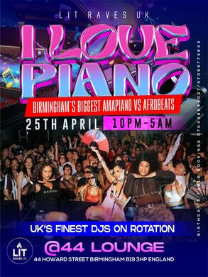 I LOVE PIANO - AMAPIANO vs AFROBEATS