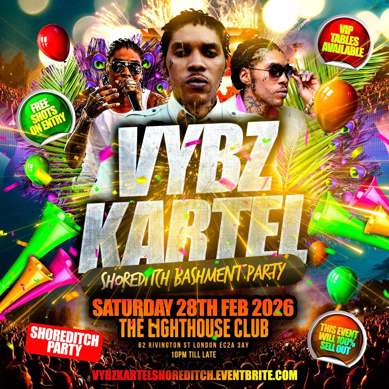 Vybz Kartel -  Shoreditch Bashment Party