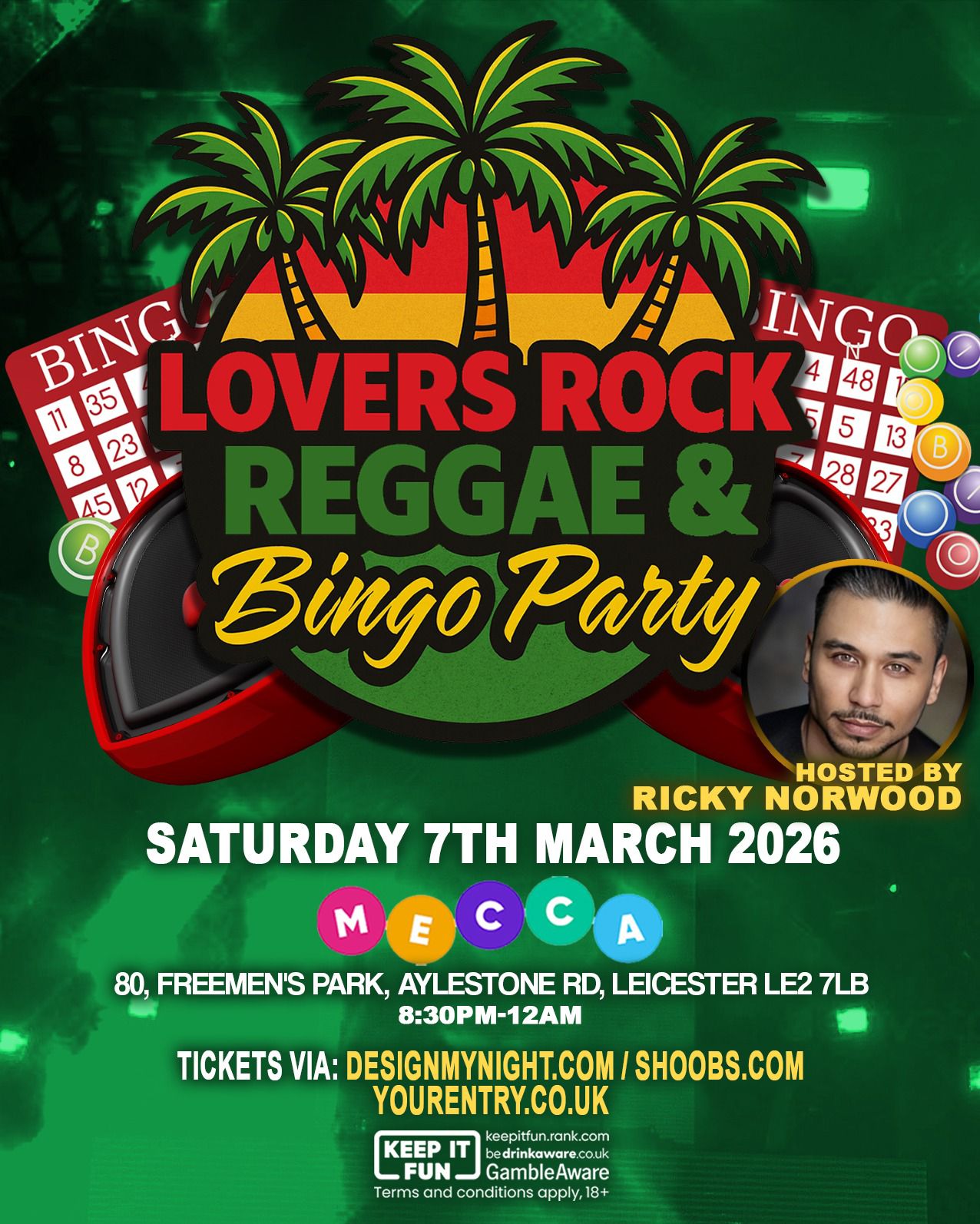 Lovers Rock, Reggae & Bingo Party