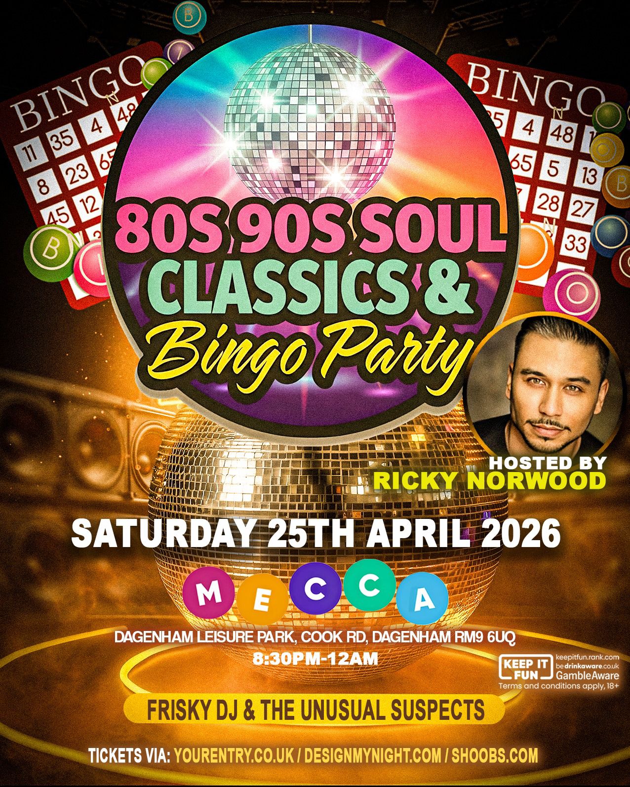 80s & 90s Soul Classics & Bingo Party 