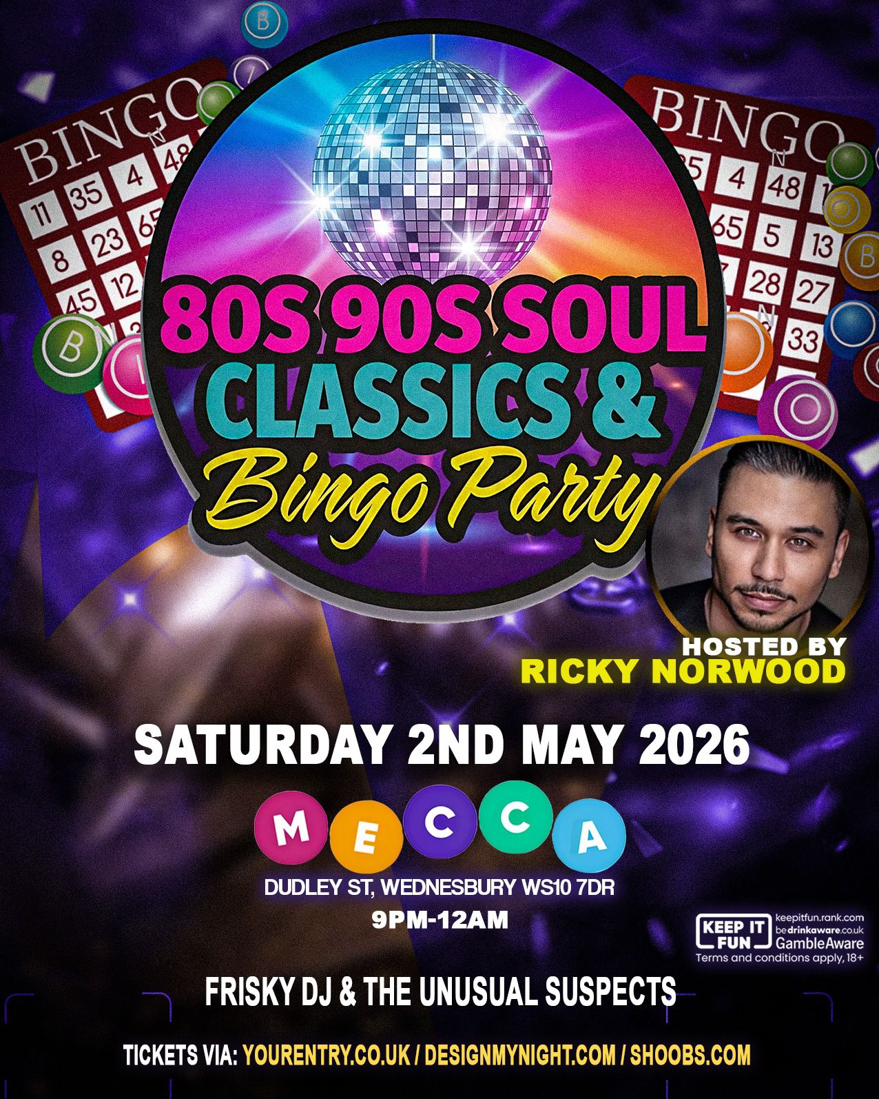 80s & 90s Soul Classics & Bingo Party