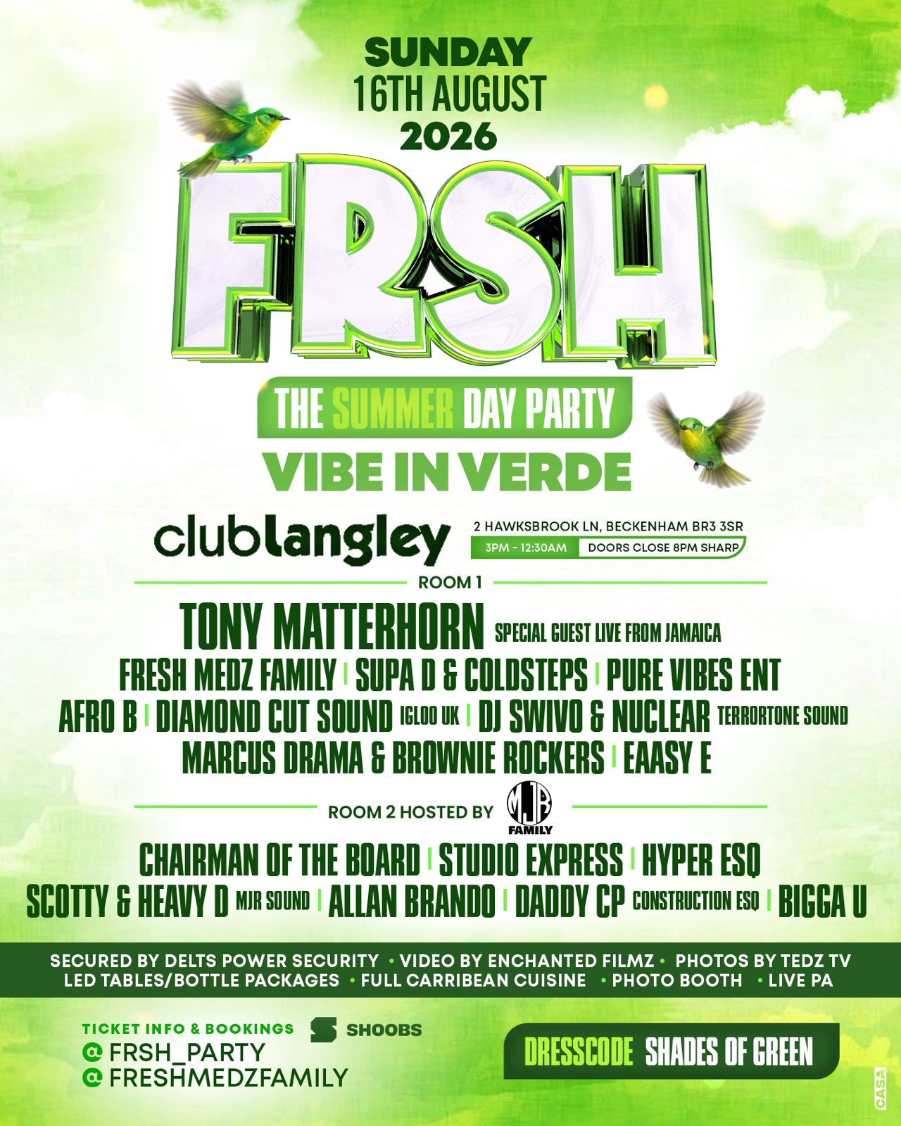 FRSH - THE SUMMER DAY PARTY  (VIBE IN VERDE)