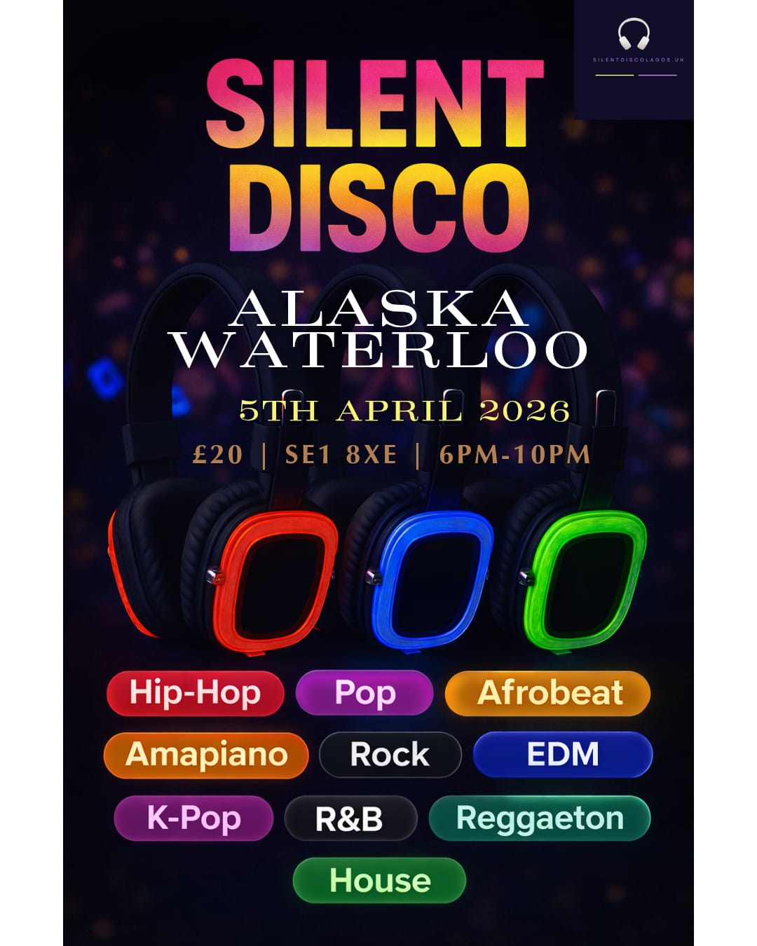 Silent Disco Alaska Waterloo