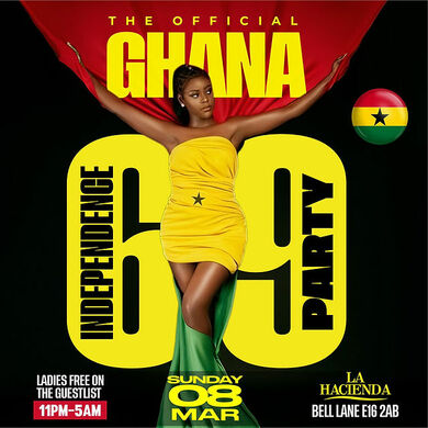 GHANA INDEPENDENCE PARTY ( SUNDAY 8TH MARCH) @ LA LOUNGE