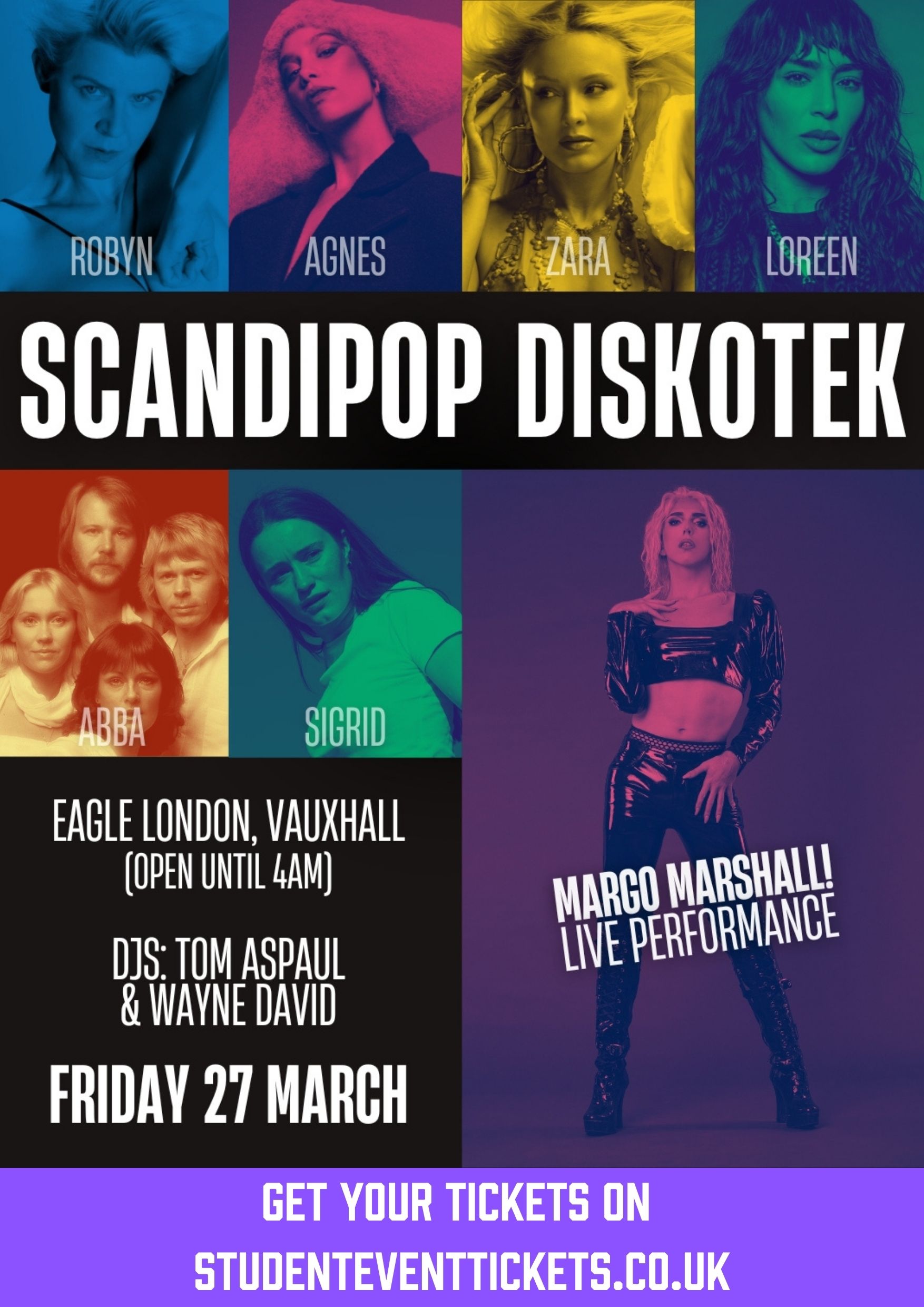 SCANIDPOP DISKOTEK @ EAGLE LONDON FRIDAY 27TH MARCH