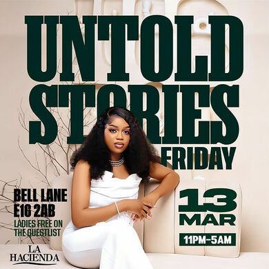 UNTOLD STORIES @ LA LOUNGE (THIS FRIDAY)  