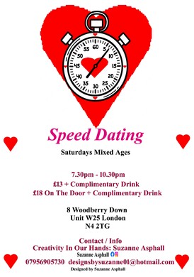 Speed dating Saturdays Mixed ages  