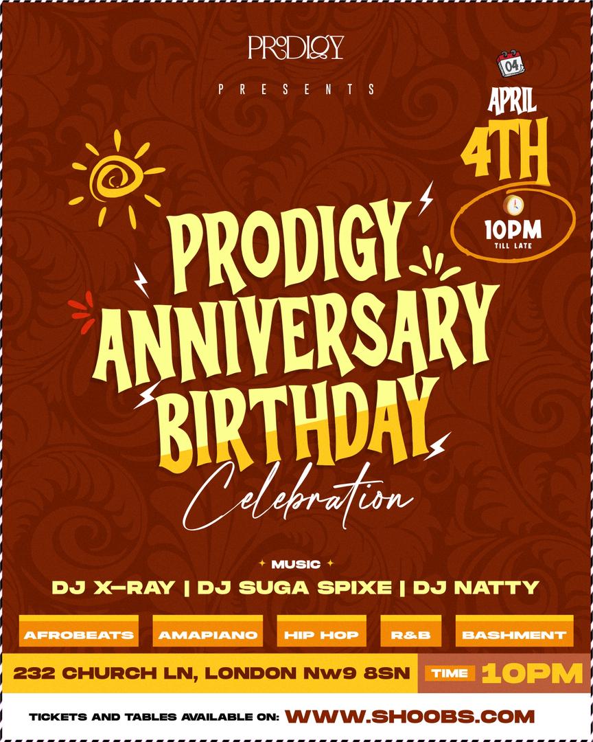 PRODIGY ANNIVERSARY PARTY 