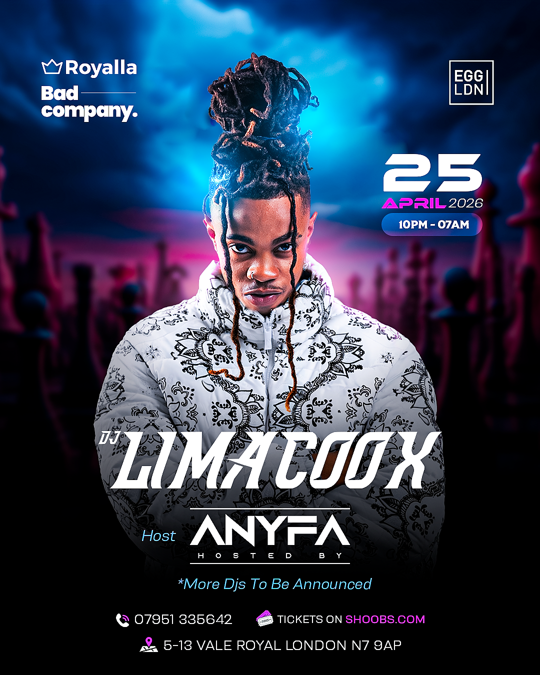 Royalla & Bad Company present "DJ LIMACOOX"