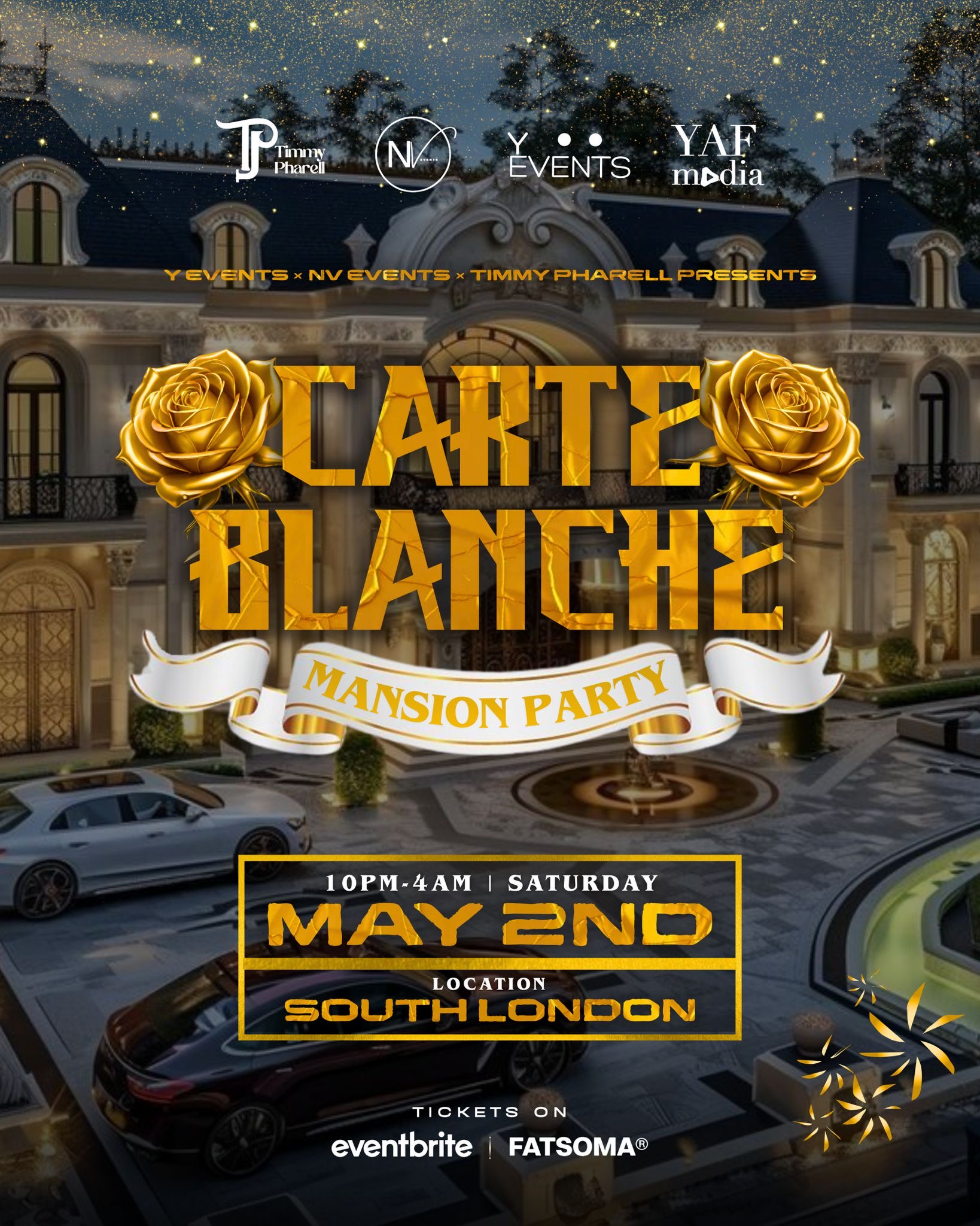 Carte Blanche Mansion Party (LONDON)