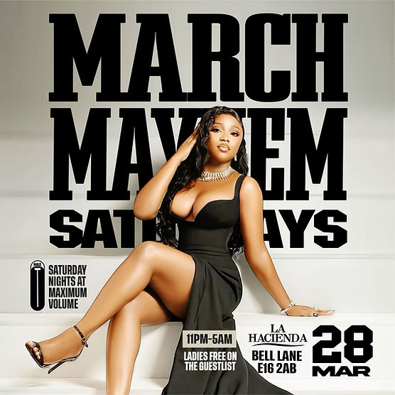 MARCH MAYHEM SATURDAY @ LA LOUNGE (HACIENDA)  