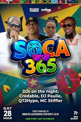 SOCA 365 - Neon Colours - Barbados, Grenada & Dominica Edition!