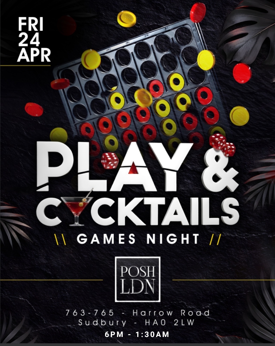 PLAY & COCKTAILS | GAMES NIGHT