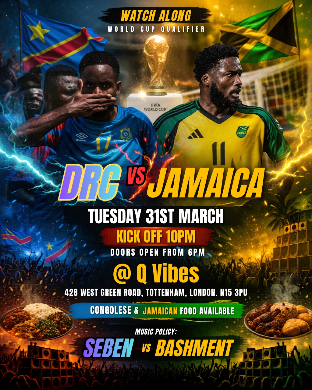 DR Congo vs Jamaica FIFA World Cup 2026 play-off final