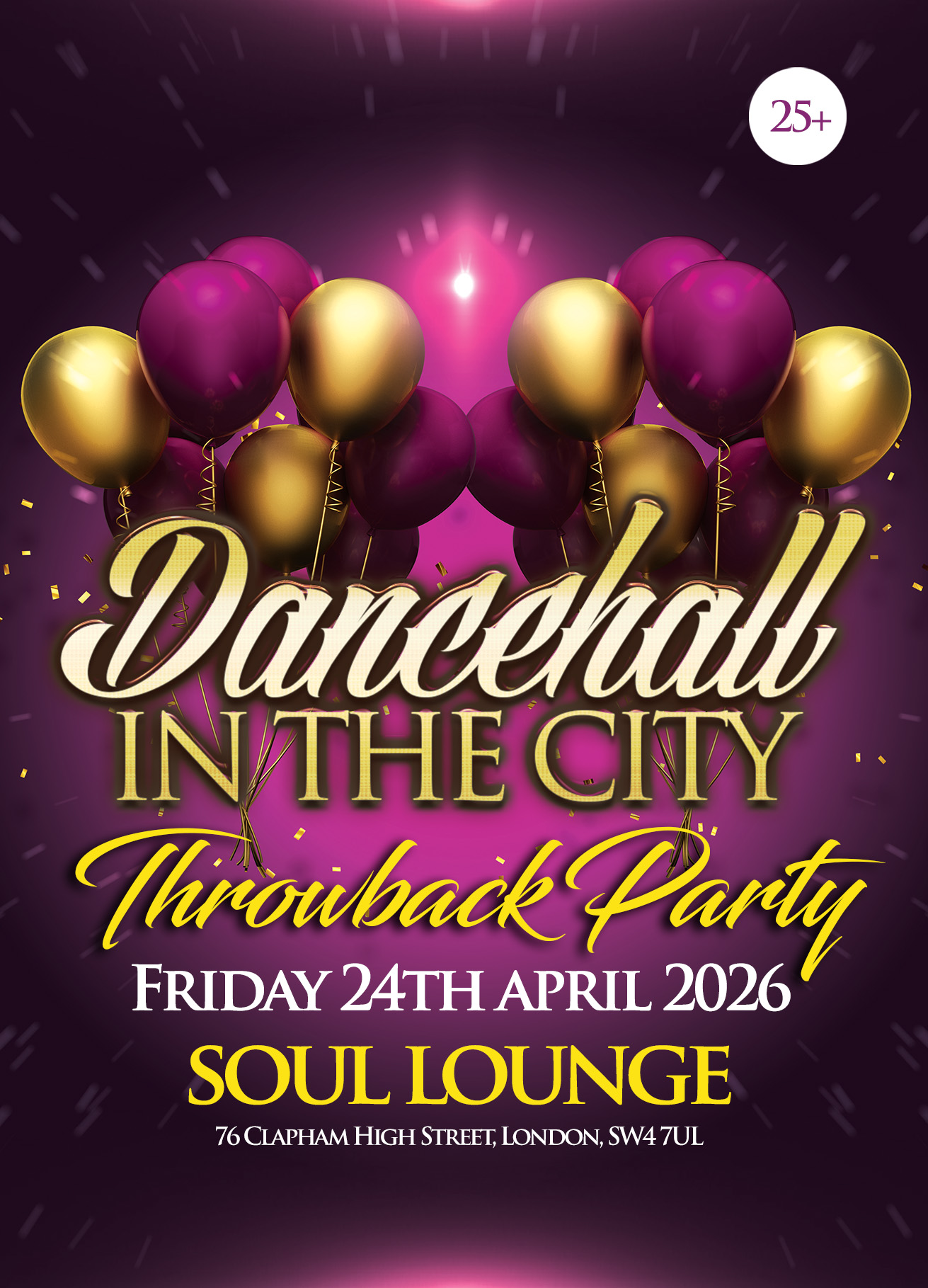DANCEHALL IN THE CITY - Throwback Party