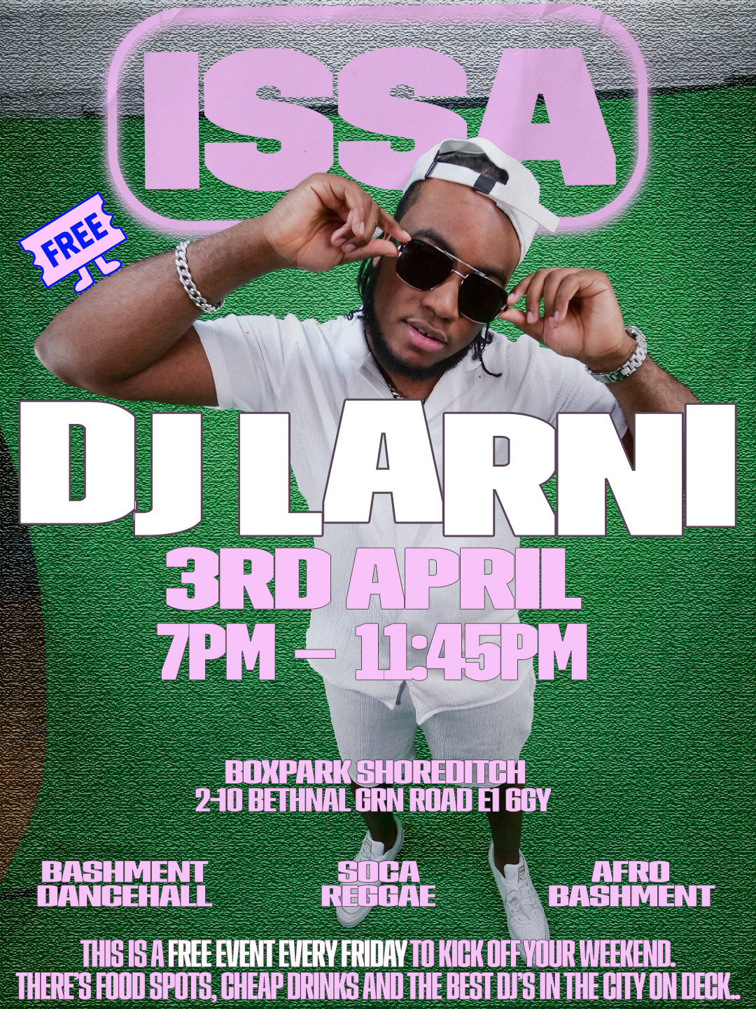 ISSA: FRIDAY AFTERWORK - APRIL BANK HOLIDAY
